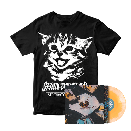 HONEY ROT VINYL + MEOWCORE CVLT T-SHIRT BUNDLE