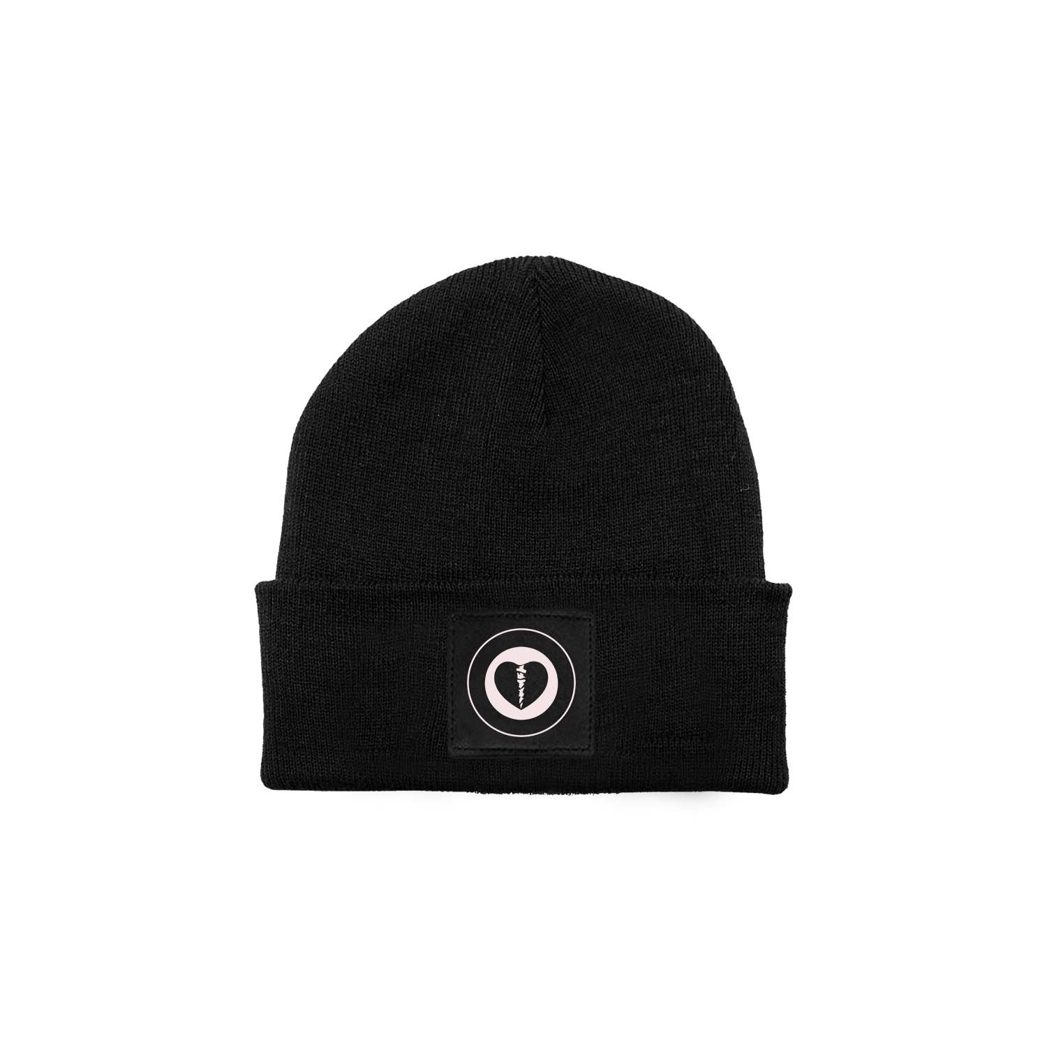 ☆CERRIC☆LOGO HEART KNIT BEANIE☆688_689☆Ivory_Black☆韓国 ☆CERRIC☆LOGO HEART KNIT BEANIE☆688_689☆Ivory_Black☆韓国