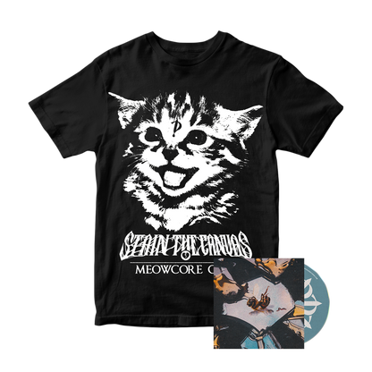 HONEY ROT CD + MEOWCORE CVLT T-SHIRT BUNDLE